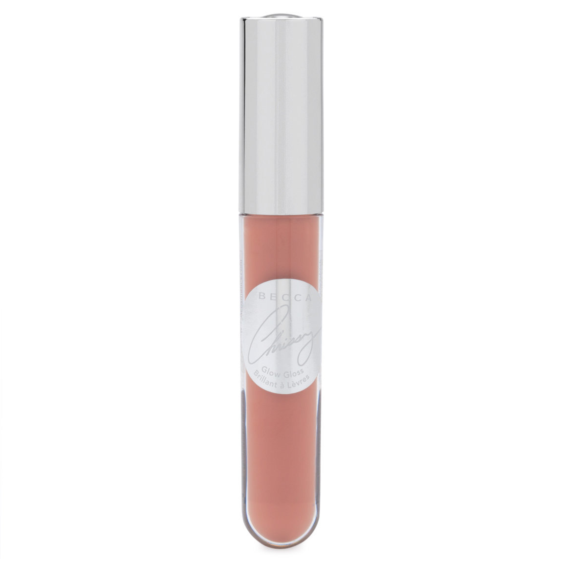 BECCA BECCA x Chrissy Teigen Glow Gloss Beach Bum product smear.