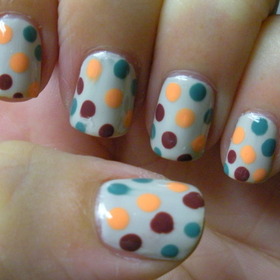 Avon Vintage Blue, Misa Dirty Sexy Money, Rescue Beauty Lounge Bruised and China Glaze Peachy Keen