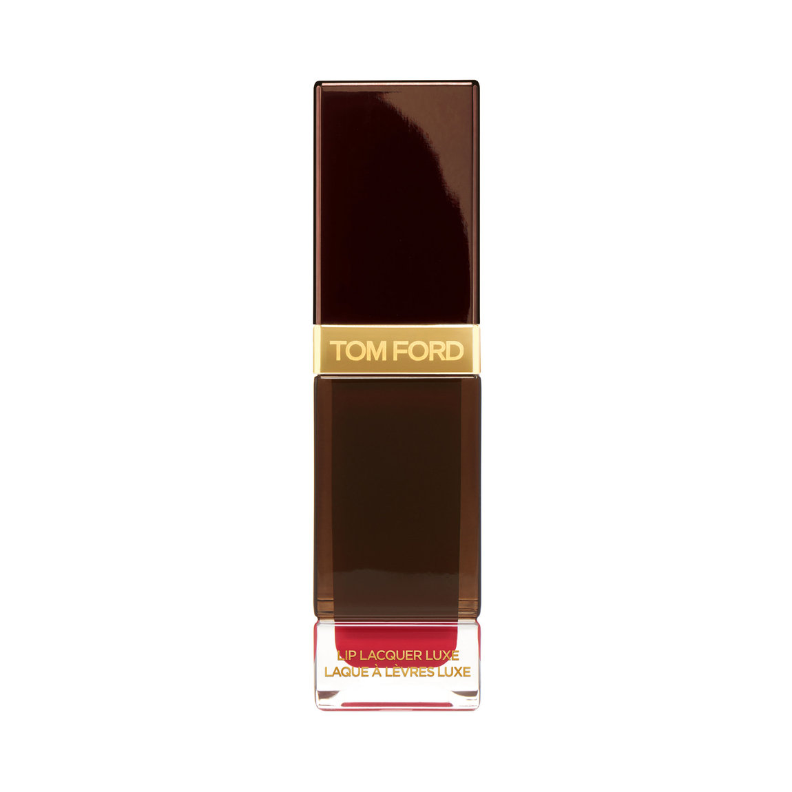 TOM FORD Lip Lacquer Luxe Matte Overpower product smear.