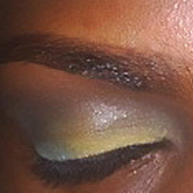 The Jamaican colours. Beautiful and well blended. One of my first attempts at applying eyeshadow over two years ago. 