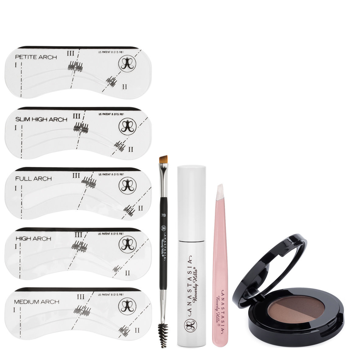 Anastasia Beverly Hills Brow Kit Dark Brown Beautylish