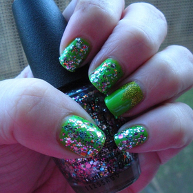 Orly Fresh, OPI Rainbow Connection, and Hard Candy Sweet P