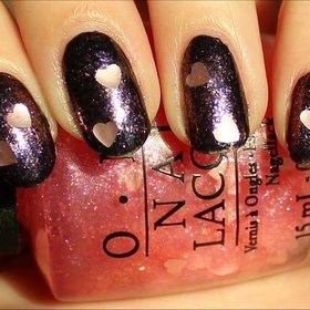 This is from the OPI Vintage Minnie Mouse Collection. You can see more swatches and my review here: http://www.swatchandlearn.com/opi-nothin-mousie-bout-it-swatches-review-layered-over-china-glaze-liquid-leather/