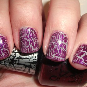 When I wrote this post people thought I'd kicked a puppy or something based on how apologetic I was. :p This is Superbass Shatter over Ulta Concrete Evidence applied in a zigzag pattern. Looks kinda cool, huh? :)