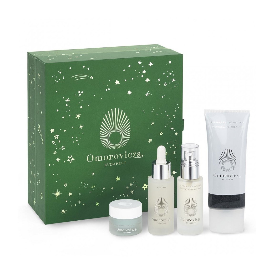 Omorovicza Christmas Brilliantly Brightening Set product smear.