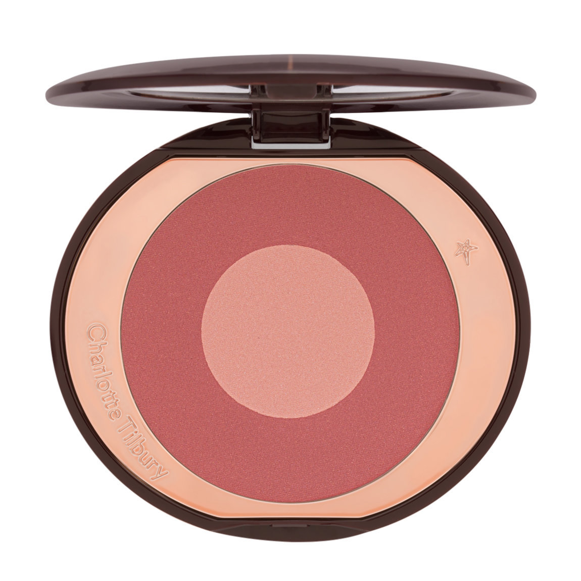 Charlotte Tilbury Cheek To Chic Pillow Talk product smear.