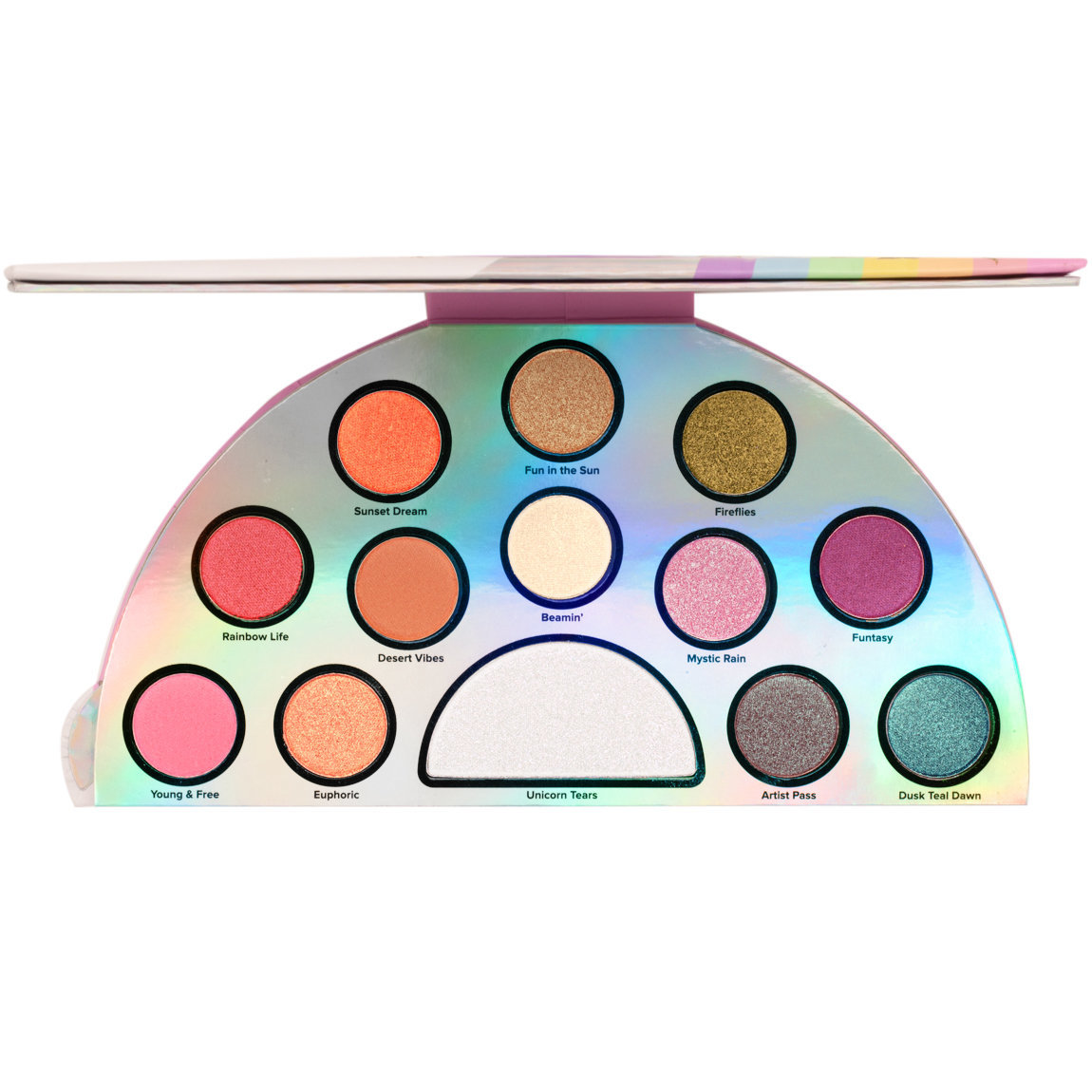 Too Faced Life's A Festival Eye Shadow Palette product smear.
