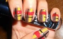 Plaid Nail Art Design Tutorial: How to Paint Plaid Nail Polish on Finger Nails