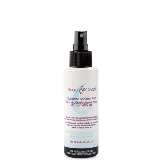 BeautySoClean Cosmetic Sanitizer Mist 120 ml product smear.