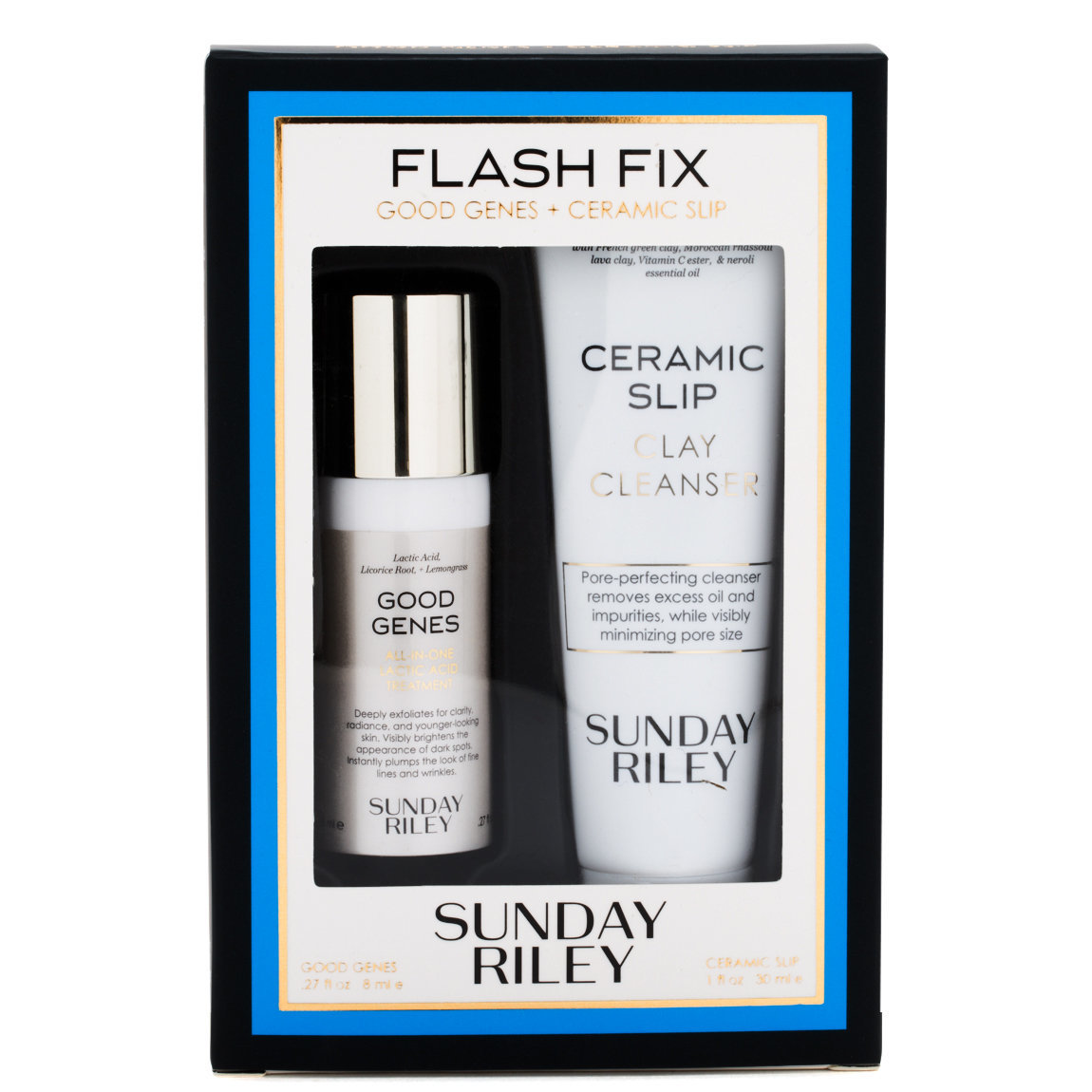 Sunday Riley Flash Fix Kit product smear.