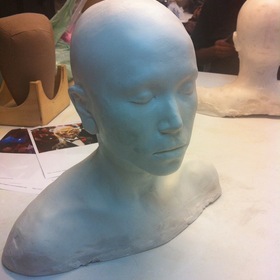 My full head cast.