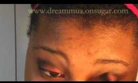 Cranberry Eye Look