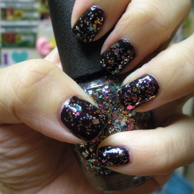 Chanel Vendetta and OPI Rainbow Connection