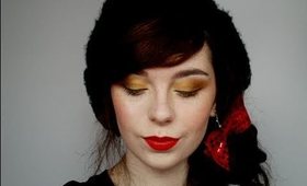 Classic Christmas / New Years makeup tutorial :)