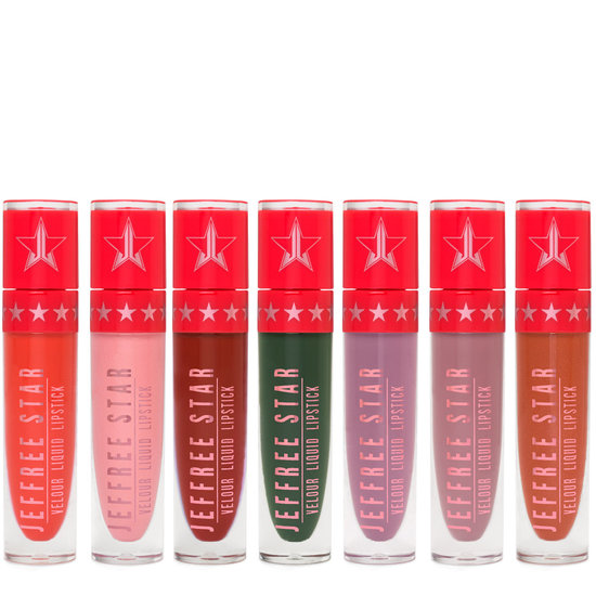Jeffree Star Velour Liquid Lipstick Holiday Bundle 2016 product smear.