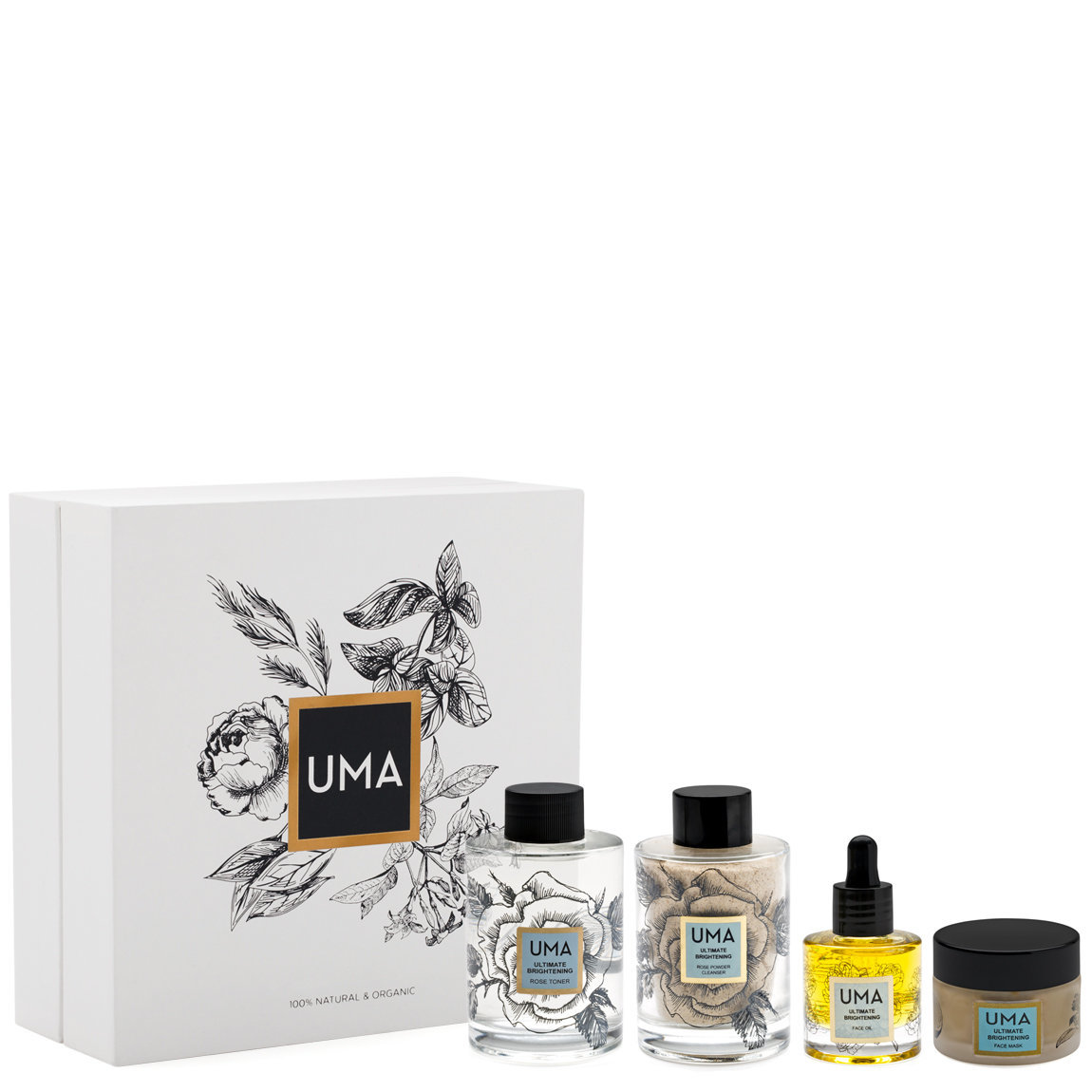 Uma Ultimate Brightening Set product smear.