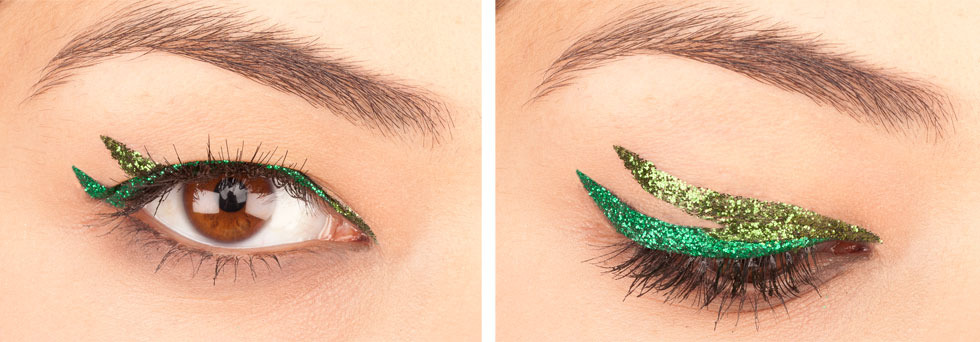 Green Eyeshadows: Lit Cosmetics in Hulk, Mary Jane, and Army Brat