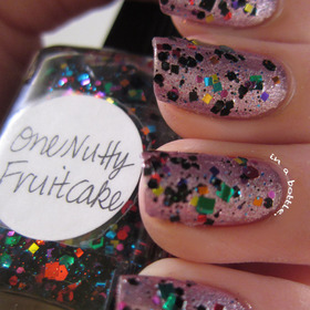 Lynn One Nutty Fruitcake over Models Own Mystic Mauve @gemsinabottle