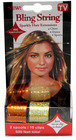 Bling String 500' Hair Tinsel with Clips - Hologram Gold/Orange