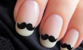 MOUSTACHE NAILS !!!