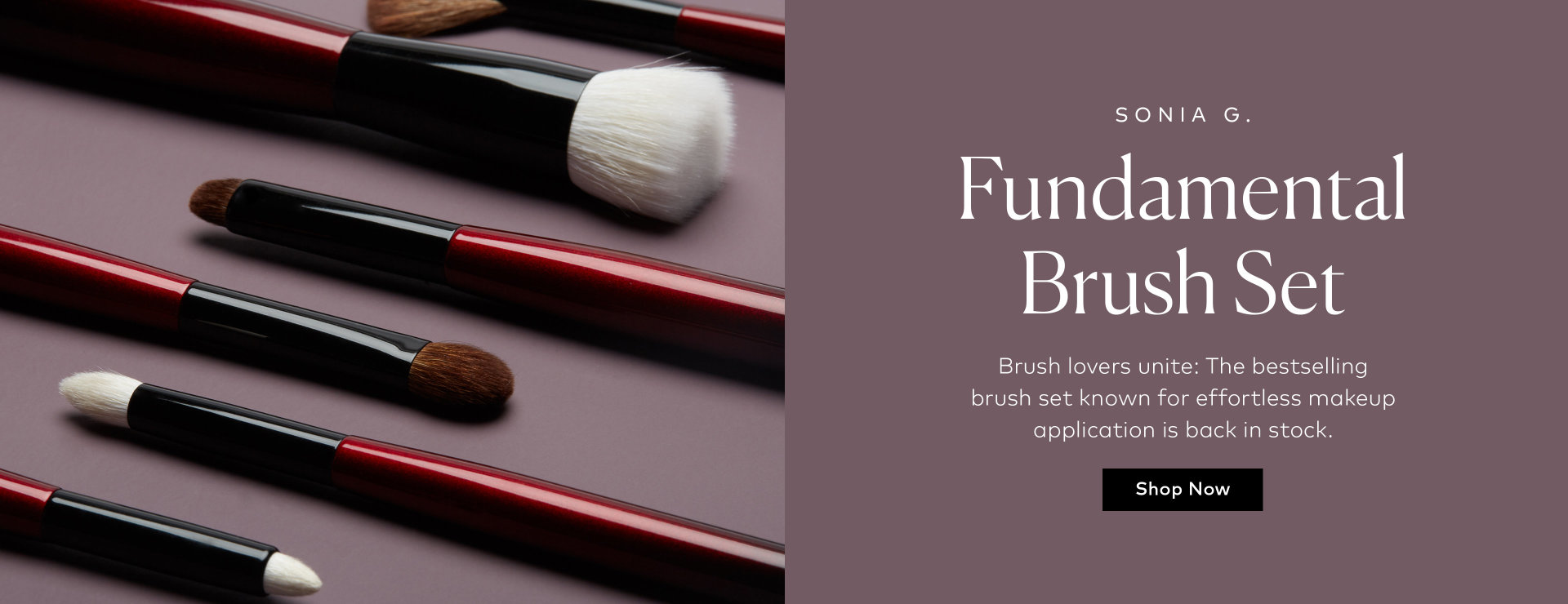 Shop Sonia G.'s The Fundamental Brush Set on Beautylish.com