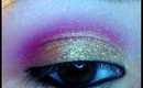 Quick Valentine's Day Makeup Tutorial - Pink and Gold