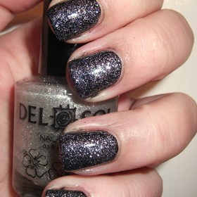 Del Sol Ruby Slippers over black