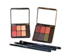Eve Pearl 2 Eye Palettes w/Brushes Set