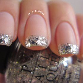 Glitter French Nails @gemsinabottle