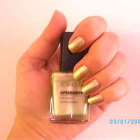 Avon Speed Dry Nail Enamel in Limeade