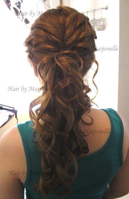 ponytail fancy hairstyles beautylish looks dressed prom side ponytails bridal thought having always ve styles tail pony peinados visit curly