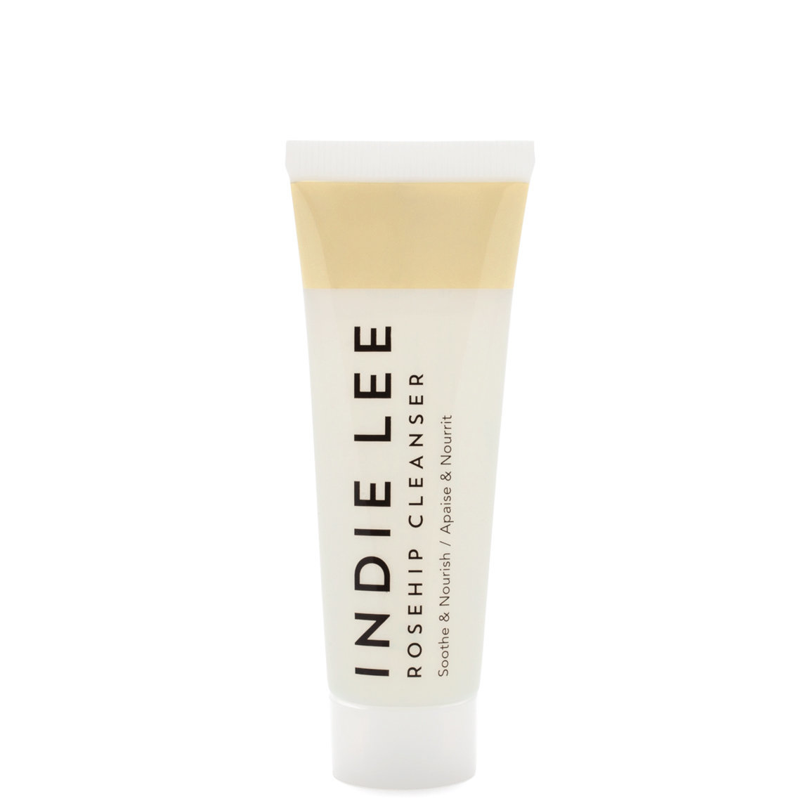 Indie Lee Rosehip Cleanser 1 oz product smear.