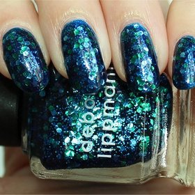 Deborah Lippmann Across the Universe layered over OPI Swimsuit...Nailed It!
More photos here: http://www.swatchandlearn.com/deborah-lippmann-across-the-universe-swatches-review-layered-over-opi-swimsuit-nailed-it/