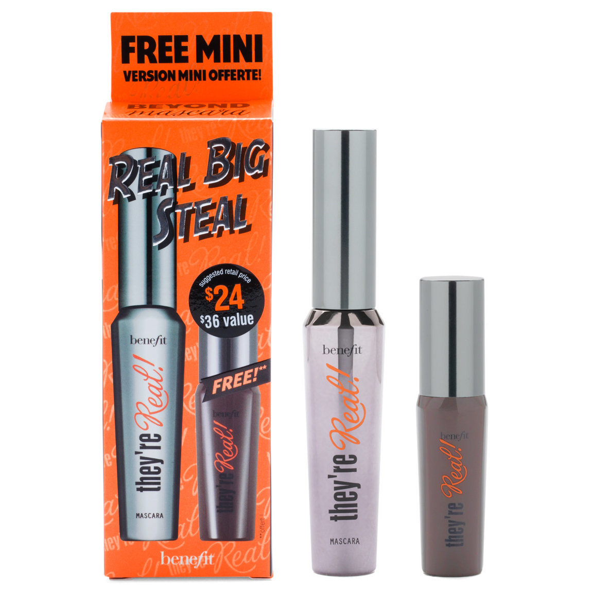 Benefit Cosmetics Real Big Steal Set product smear.