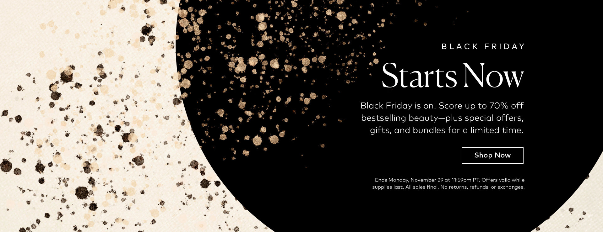 Black Friday is happening now! Shop the best deals on Beautylish.com