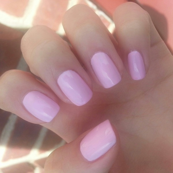 soft pink natural nails | Fatima N.'s Photo | Beautylish