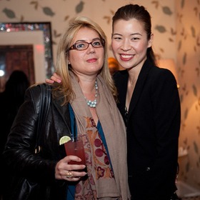 Me with PR goddess Marie-Laure Fournier