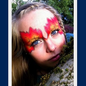 Autumn leaves mask :)
