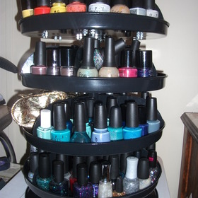 My nail polish tower of happiness :)