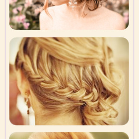 A few beautiful hair looks for brides!