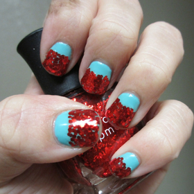 China Glaze Aquadelic and Lippmann Do You Think I'm Sexy