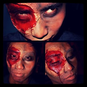 first zombie attempt. im getting prepared for halloween 