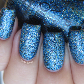OPI Absolutely Alice and Nicole by OPI Pitch Black Glimmer (shade)