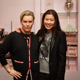 Me with the Too Faced's fabulous Jerrod Blandino!