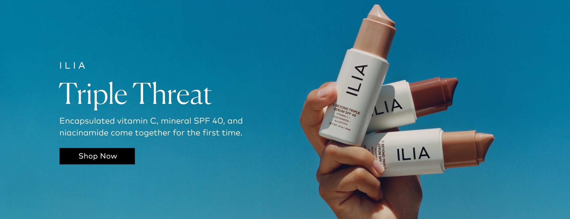 Shop ILIA's C Beyond Triple Serum SPF 40 on Beautylish.com