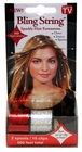 Bling String 500' Hair Tinsel with Clips - Silver/Red