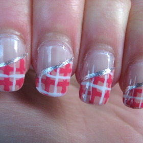 pink checks from cutepolish