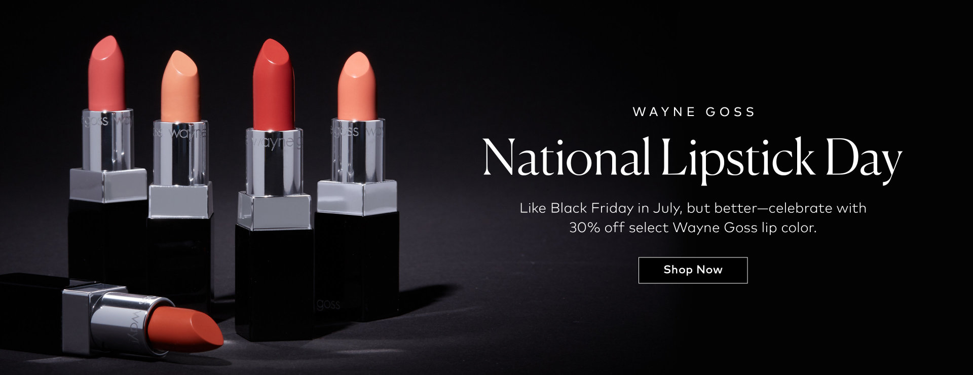Shop 30% off Wayne Goss lip color for 24 hours only now on Beautylish.com