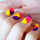 Neon Colorblock Nail Tutorial