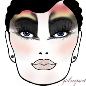 Created Using FACE CHARTS PRO APP

